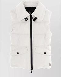 Moncler - Hallaine High Collar Sleeveless Padded Jacket - Lyst