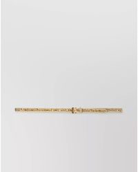 Prada - Embellished Suede Leather Belt - Lyst