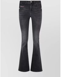 DIESEL - 1969 D-Ebbey Flared Five Pocket Trousers - Lyst