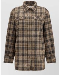 Rohe - Checked Wool Relaxed-Fit Shirt Jacket - Lyst