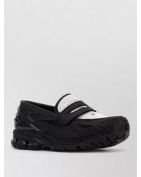 New Balance - Leather Mesh Slip-On Sneakers - Lyst