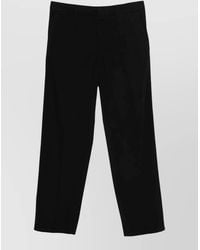 Cellar Door - Leone Cotton Trousers Belt Loops Pockets - Lyst