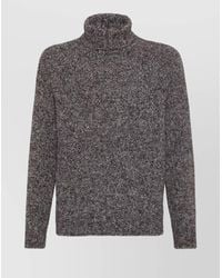 Brunello Cucinelli - Cashmere Silk Turtleneck Long-Sleeve Jumper - Lyst