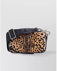 Marc Jacobs - The Snapshot Cheetah Calf Hair Leather Shoulder Bag - Lyst