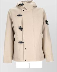 Stone Island - Cashmere Wool Duffle Coat - Lyst
