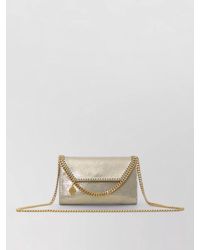 Stella McCartney - Falabella Wallet Chain Shoulder Clutch Bag - Lyst
