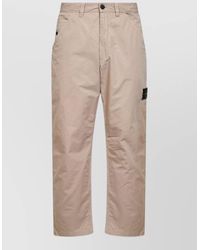 Stone Island - Straight Leg Trousers Multiple Pocket Design - Lyst