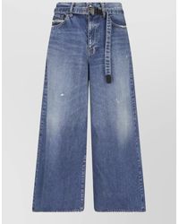 Sacai - Denim Wide-Leg Jeans - Lyst