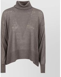 C.t. Plage - Cashmere Turtleneck Long-Sleeve Sweater - Lyst