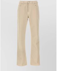 Burberry - Denim Jeans With Back Pockets And Belt Loops - Lyst