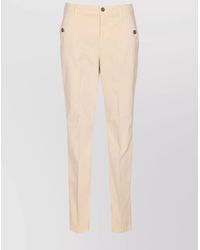 Liu Jo - Straight Leg Jeans With Button Pockets And Belt Loops - Lyst