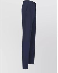 Incotex - Straight Trousers Belt Loops Back Pockets - Lyst