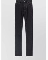 MM6 by Maison Margiela - Denim Straight-Leg Trousers - Lyst