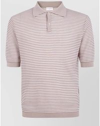 Ballantyne - Polo Shirt Short Sleeves Ribbed Collar Hem - Lyst