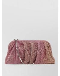 Benedetta Bruzziches - Venus Fabric Clutch Bag Chain Strap - Lyst