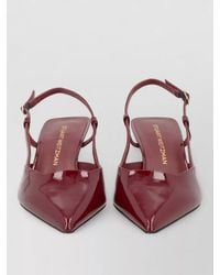 Stuart Weitzman - Pointed Toe Slingback Kitten Heel Pumps - Lyst