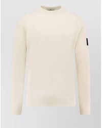Stone Island - Wool Ribbed Crew-Neck Jumper - Lyst