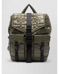 Ganni - Nylon Backpack Quilt Pattern Top Handle - Lyst