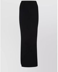 Jacquemus - High-Rise Front-Slit Cotton Midi Skirt - Lyst