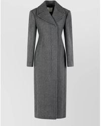 Sportmax - Wool Long Coat - Lyst