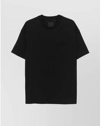 Givenchy - Cotton Jersey Embossed Logo Short-Sleeve T-Shirt - Lyst