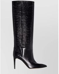 Paris Texas - Knee High Stiletto Boot With Crocodile Effect - Lyst