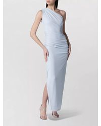 ROTATE BIRGER CHRISTENSEN - One-Shoulder Draped Maxi Dress - Lyst