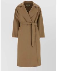 Weekend by Maxmara - Wool Blend Operoso Coat Belted Midi - Lyst