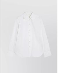 Jil Sander - "118" Shirt With Long Sleeves And Pointed Collar - Lyst