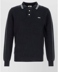 Autry - Fine-Knit Polo Sweater - Lyst