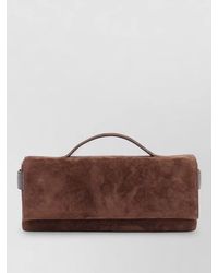 Brunello Cucinelli - Monili Suede Clutch Bag - Lyst