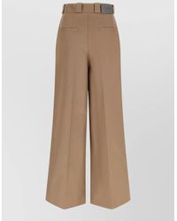 Balenciaga - High Waist Pants Wide Leg Belt Loops - Lyst