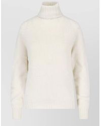 Ma'ry'ya - Turtleneck Knit Sweater Long Sleeve Design - Lyst