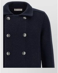 Brunello Cucinelli - Marina Cashmere Cardigan Double Breasted Design - Lyst