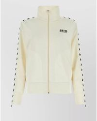 Golden Goose - Polyester Logo Star-Print Zip-Up Track Jacket - Lyst