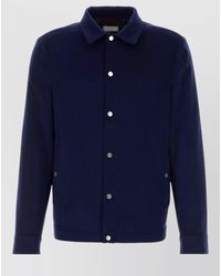 Brunello Cucinelli - Cashmere Jacket Collared Design Front Pockets - Lyst