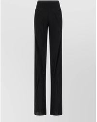 Rick Owens - Silk Semi-Transparent Wide-Leg Trousers - Lyst
