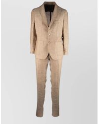 Colamarino - Suit Jacket Back Vent Front Pockets Lapel - Lyst