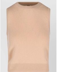 Celine - Cashmere Crewneck Knitted Top - Lyst