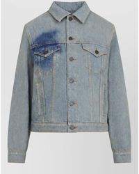 Jean Paul Gaultier - Face Print Denim Jacket - Lyst