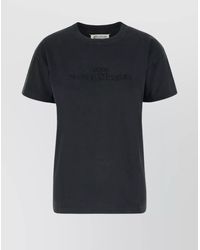 Maison Margiela - Ribbed Cotton Loose-Fit T-Shirt - Lyst