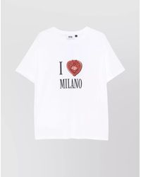 Gcds - Graphic Print Crew Neck T-Shirt - Lyst