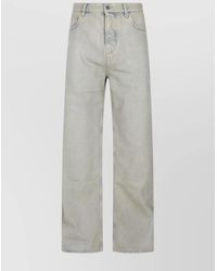 Amiri - Straight Trousers With Pockets And Belt Loops - Lyst