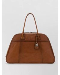 Miu Miu - Calf Leather Luggage Bag - Lyst