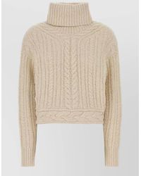 Isabel Marant - Brenda Turtleneck Cable Knit Sweater - Lyst