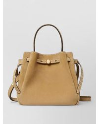 Tory Burch - Romy Suede Leather Bucket Tote Bag - Lyst