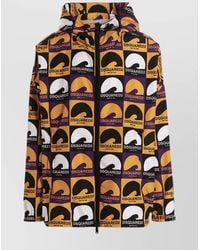 DSquared² - Waterproof All-Over Print Jacket With Hood - Lyst