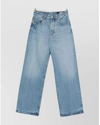 Jacquemus - Denim High-Rise Wide-Leg Jeans - Lyst