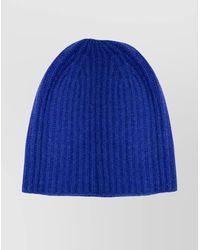 LA ROSE - Cashmere Ribbed Beanie - Lyst