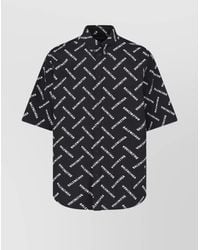 Balenciaga - Collared Shirt With Handy Chest Pocket - Lyst